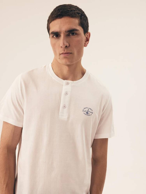 42616 Dock Premium Henderson-Pyjama für Herren – weiß