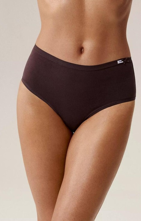 3CLP-004 Atlantic lila-rosa-braun – Klassische Damen-Slips im 3er-Pack aus Baumwolle