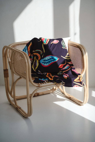 Tropical Navy Milk&Love Bambuswickeltuch