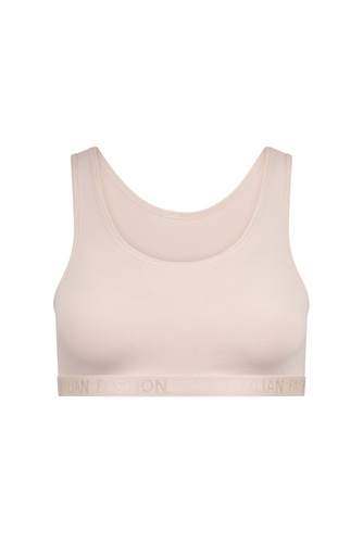 Nikola Mädchen-BH, breiter Träger Italian Fashion - puderblau 