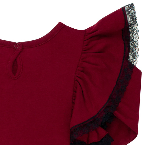 163178 Kleid für Mädchen „Magic of Christmas“ Nicol – Burgund