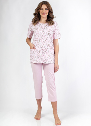694 Regina Damenpyjama – Rosa