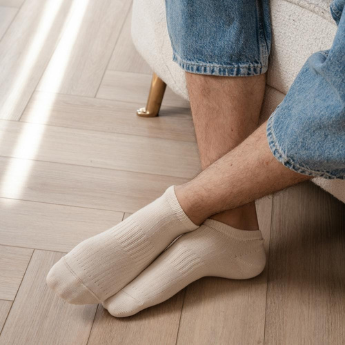 Art.197 Steven Naturfüße – Unisex 100 % Baumwolle, nahtlos