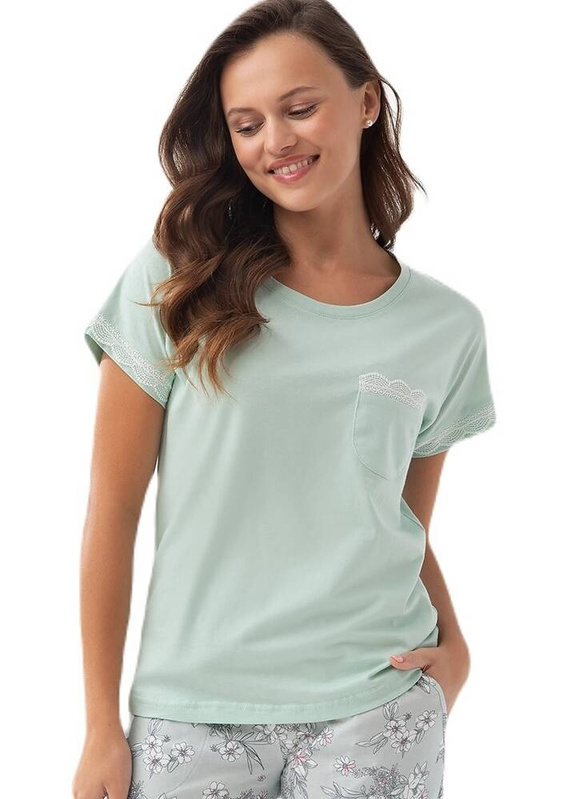 342 Luna Damenpyjama – grün