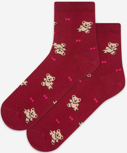 Damen Socken Wola Perfect Woman U84.01P beige 965– Baumwolle, bunte Muster, druckfreier Bund