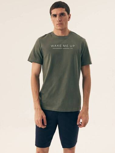 42634 Dare Henderson Premium Herrenpyjama – grün