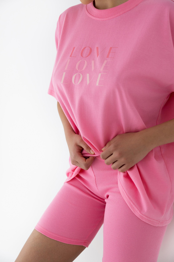 Maud Sensis Damen-Pyjama – Rosa