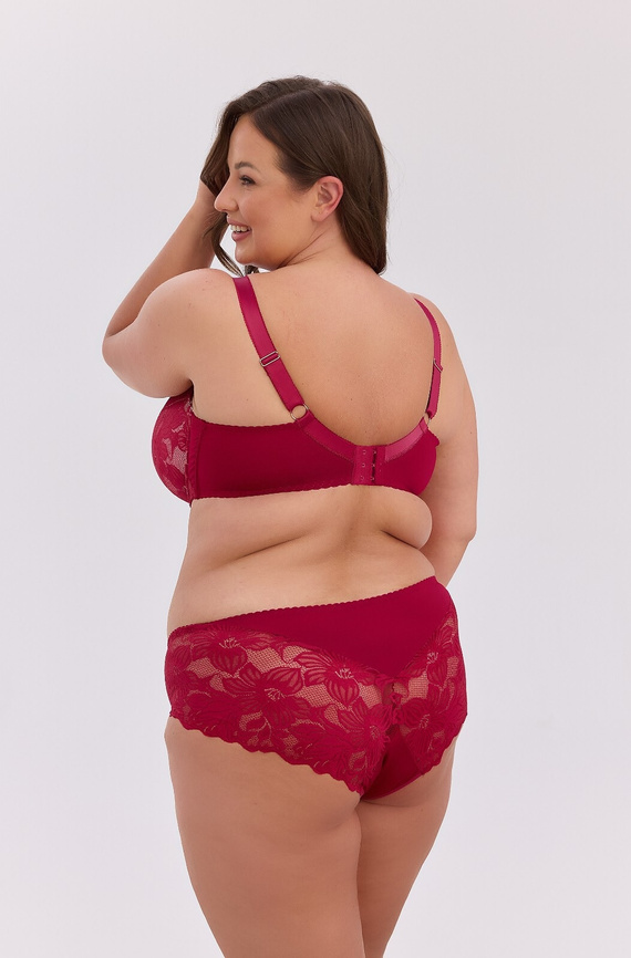 Gaia Mary BSM 1372 Bordeaux Semi-Soft Maxi BH mit Bügeln