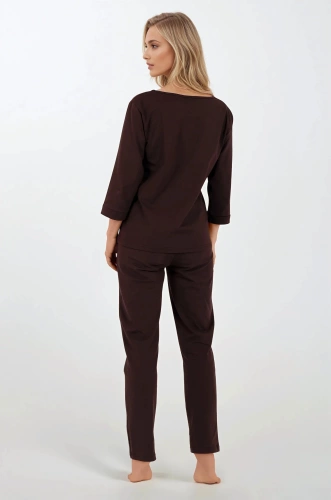 Bonjour Momenti Per Me Espresso-Damenpyjama