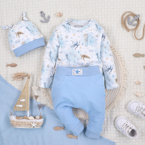 ABN-5445 Sea Of Joy Nini Bio-Baumwoll-Body – Bio-Baumwolle, langärmlig