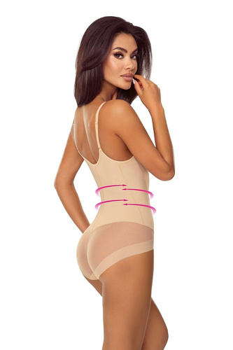 Body 7006 Ofelia Lapinee Beige Shapewear-Body unter der Brust Figurformend