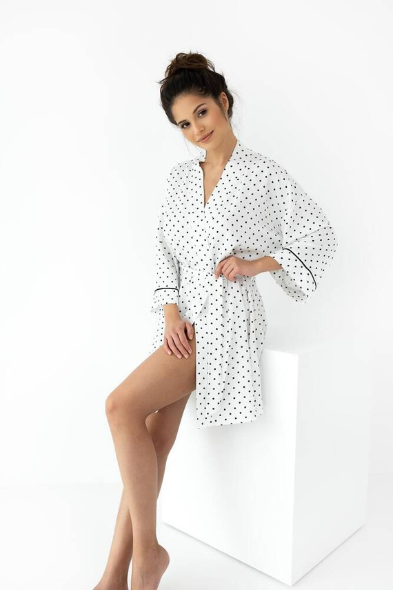 Elif Sensis Damenbademantel - Creme