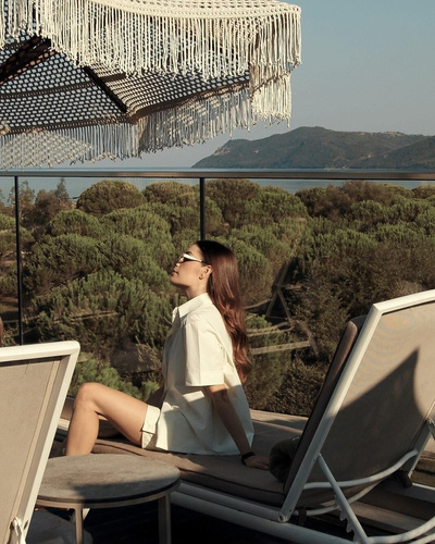 Damenpyjama Sensis Ophelia limette – Sommer Set, 100% Baumwolle