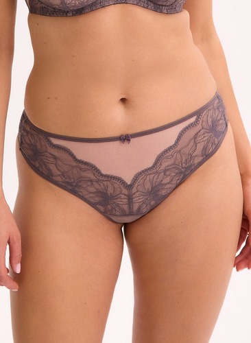 Höschen GFB 1315 Liora Braziliany Gaia lila rosa – brasilianischer Damen-Slip aus Spitze