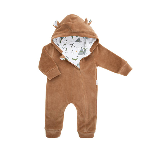 141294 Samtclown mit Futter Nicol - braun