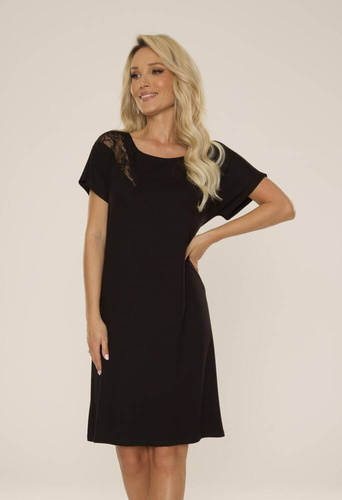 737 Velar Forex Nachthemd - schwarz