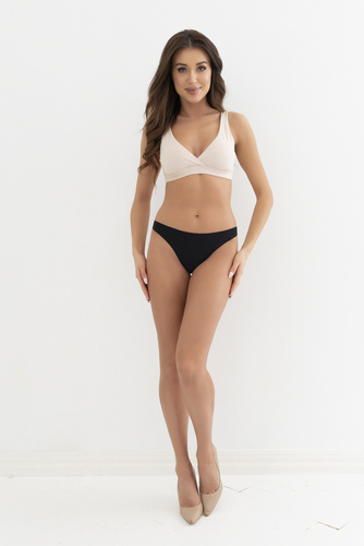 Sandra Damen-Tanga Italian Fashion - schwarz