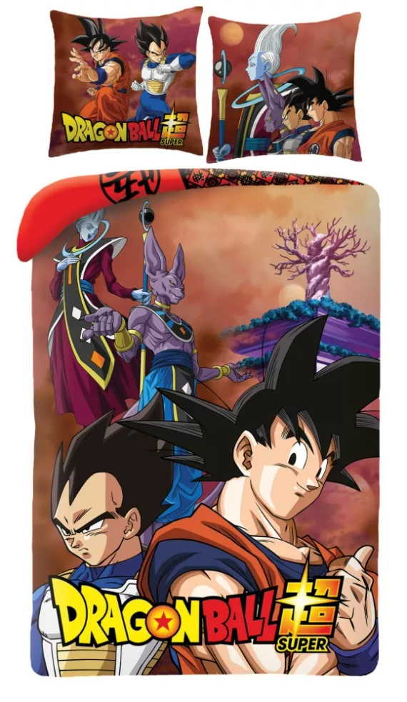 Dragon Ball Halantex Kinderbettwäsche – buntes Set, Polyester