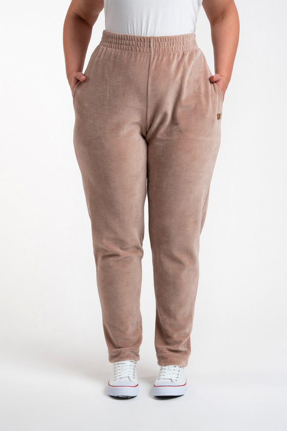 Roda Damen-Sweatpants Italian Fashion - beige