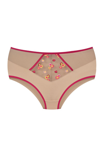 Mediolano Flora 19246 Slip mit Blumenstickerei Komfort