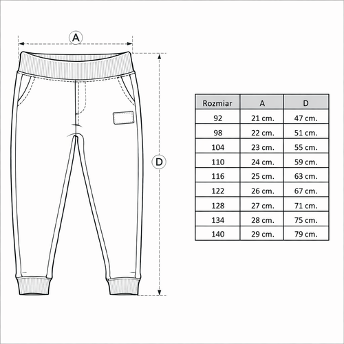 Jungen Jogginghose Lagarto Verde KAR-0040/SZA aus Baumwolle Grau