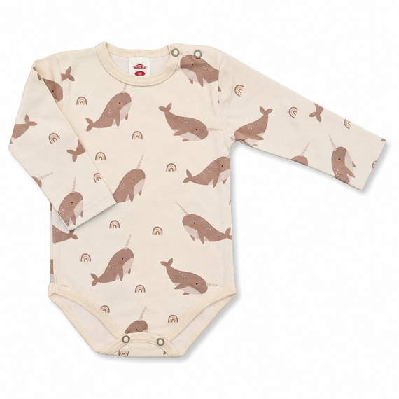 03256DR „Marlin“ Makoma Baby-Body mit langen Ärmeln
