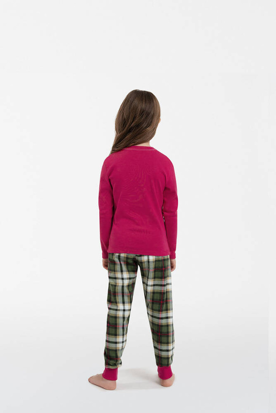 Zonda Schlafanzug für Mädchen Italienische Mode - amaranth/print 