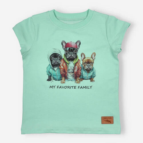 KAR-2002/PIS Lagarto Verde Pistazien-T-Shirt für Jungen