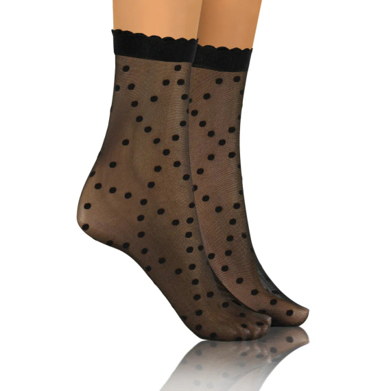 Sesto Senso Damensocken, Muster 08 Punkte