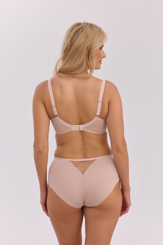 Damen Slip GFP 1344 Kailani Gaia – klassischer Mikrofaser-Slip mit besticktem Tüll, glatte Passform, höher geschnittene Hüftabdeckung, ideal für jeden Tag