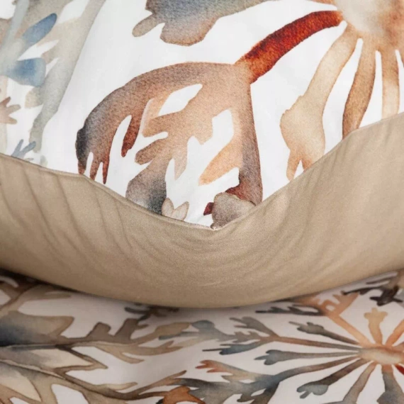 Weihnachtsbettwäsche Elsa Eurofirany beige 100% Baumwolle mit Reißverschluss