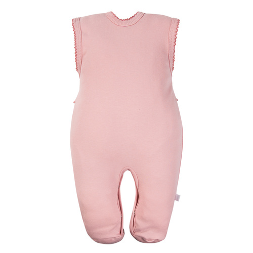 Fluffy Tails Eevi Baby-Schlafanzug – Rosa, Baumwolle