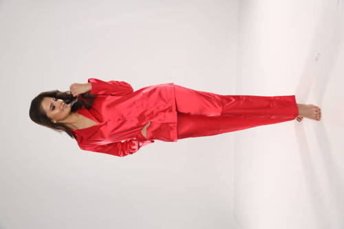 934 Classic Forex Damen Schlafanzug - rot