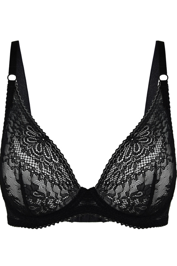 19237 Fancy Milano Bralette Schwarz – Spitzen-BH ohne Bügel