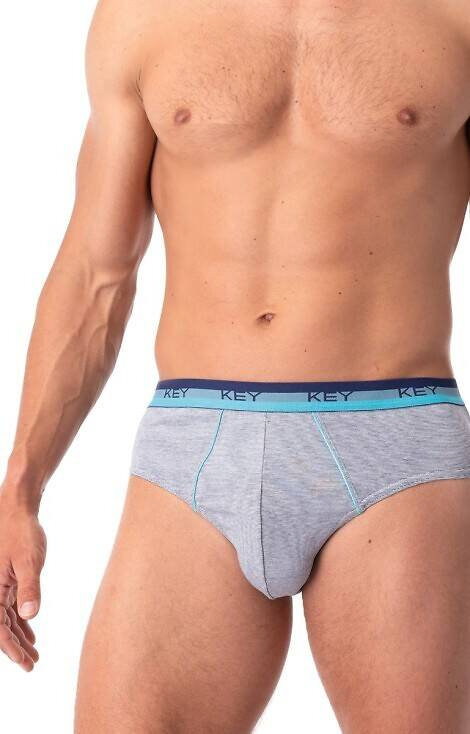 MPP 340 B25 Herren Slips 2er-Pack Key - Marineblau-Grau