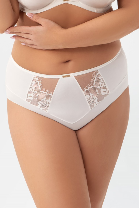 Feigen K 938 Evia Gorsenia creme - elegante Höschen mit Stickerei für ein Set