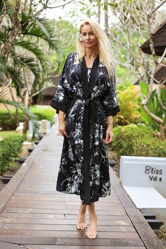 Sicily Damen Morgenmantel Kalimo - Glamour