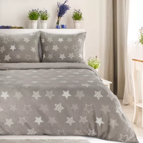 Flano 4 Sterne Veloursbettwäsche Eurofirany beige