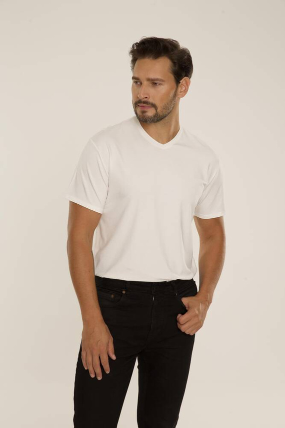 828 Chandler t-shirt De Lafense - ecru