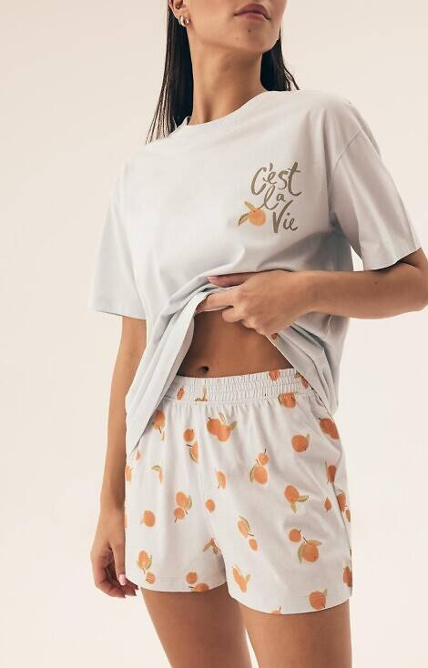 42684 Naranja Henderson Damenpyjama – Hellblau