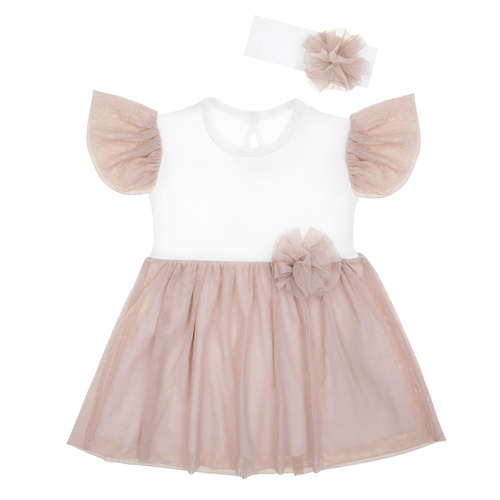 169064 Kurzarmkleid und Nicol-Stirnband