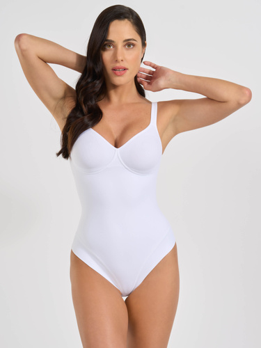 Body 3155 – elegant, flexibel, aus glattem, weißem Spiman-Polyamid