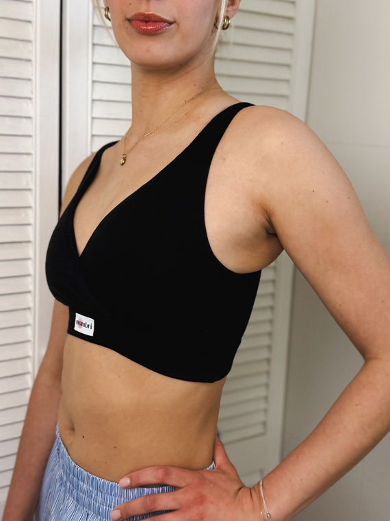 Milk&Love Mombri Klasyk wasserdichter Still-BH black