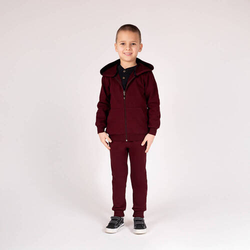 169540 Nicol Sweatshirt mit Kapuze – Burgund