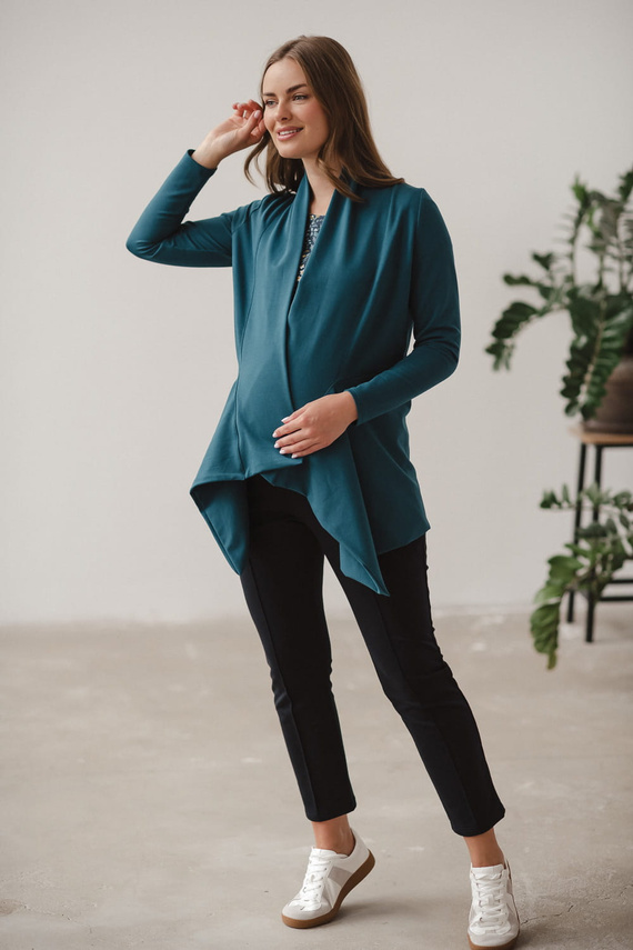 Mama Wrap Milk&Love Umstandsstrickjacke, Marineblau