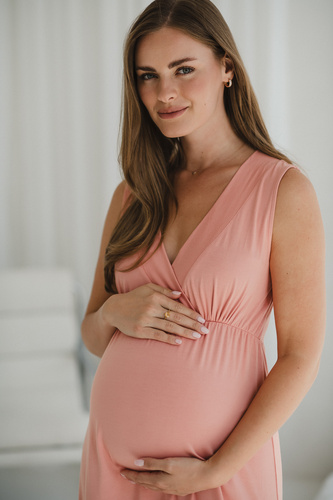 Star Light Umstands- und Stillnachthemd Kräuterrose Milk&Love – Bambusviskose | Komfort und Weiblichkeit