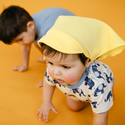 Elephant Eevi Musselin-Baseballkappe – gelb