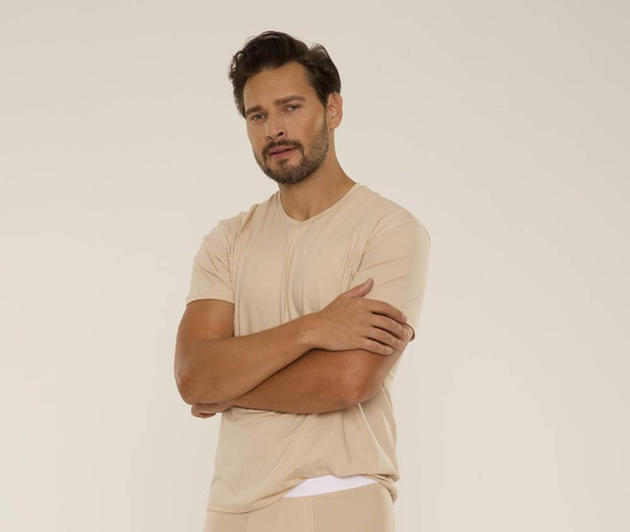 828 Chandler t-shirt De Lafense - beige