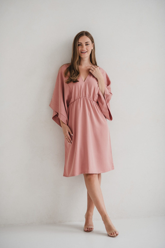 Mama Zen Milk&Love Kräuterrose – Umstands- und Stillkleid aus Tencel