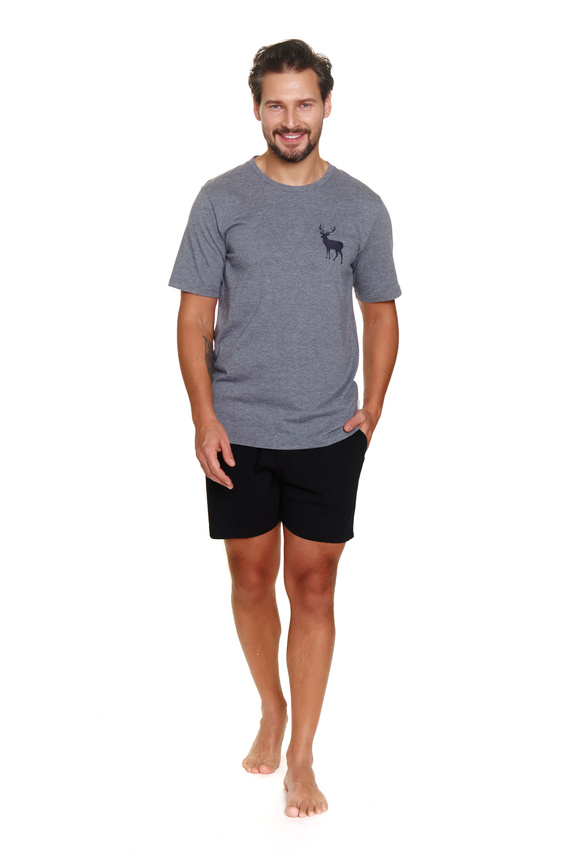 7235 Doctor Nap Herren-Pyjama – Dunkelgrau